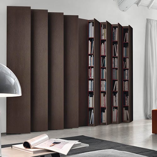 Jesse Aleph Modular Wood Wall Bookcase, Modular Bookcase Wall Uk