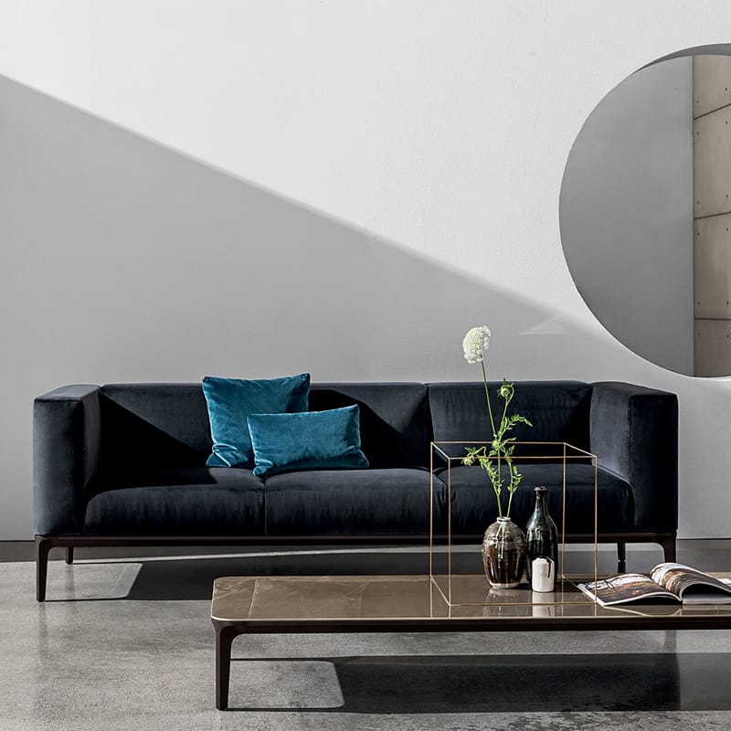 Slim modular sofa discount
