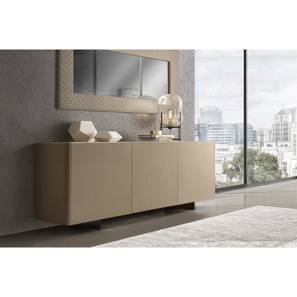 Eforma Alma leather sideboard Belvisi Furniture