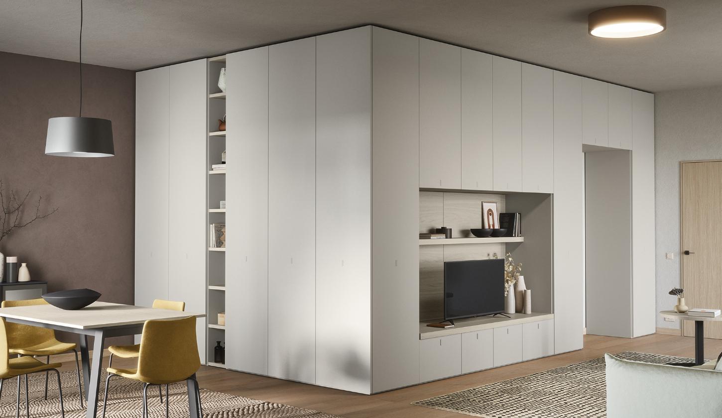 Cinquanta3 Hinged And Folding Door Wardrobes