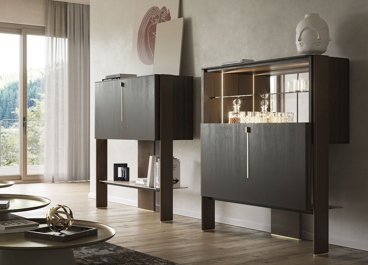Cattelan Italia Cremona Bar Cabinet